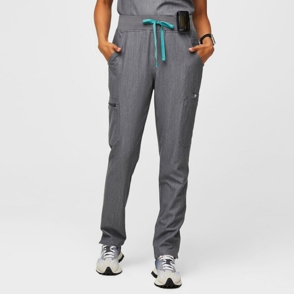 FIGS Gray Yola Scrub Pants XSP - Picture 1 of 6